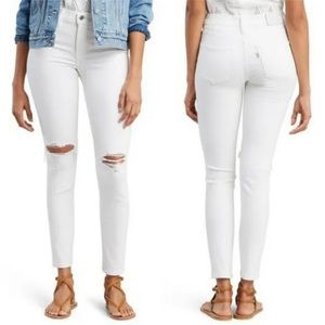 Levi’s 311 Shaping Skinny Jean | White Distressed | Size 27